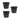 LX INDIA Plant Pots Ugaoo UV Treated Gardening Pots (10 inch Black Color Set of 3)