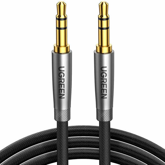 LX INDIA AUX Cables 0.5 Meter UGREEN 3.5mm Audio Cable Nylon Braided Aux Cord Male to Male Stereo Hi-Fi Sound Auxiliary Audio Cable