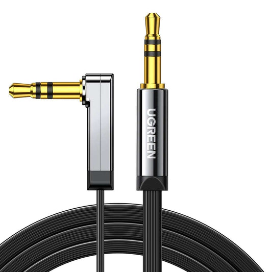LX INDIA AUX Cables 0.5 Meters UGREEN 3.5mm Audio Cable Stereo Aux Cord 90 Degree Right Angle