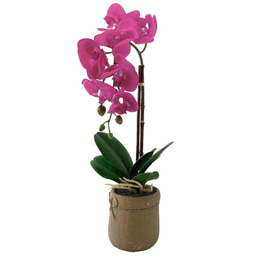 LXINDIA Plants UMAI Artificial Plants for Home Decor (Fuchsia Flair)