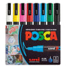 LXINDIA marker Uni Ball Posca 3M Bullet Shaped Markers Multicolour Pack Of 8