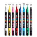 LXINDIA marker Uni Ball Posca 3M Bullet Shaped Markers Multicolour Pack Of 8