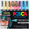 LXINDIA marker Uni Ball Posca 5M Bullet Shaped Markers Multicolour Pack Of 8