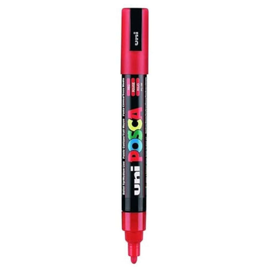 LXINDIA marker UNI BALL Posca 5M Bullet Shaped Paint Marker Pen (Red Ink Pack of 1)