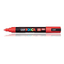 LXINDIA marker UNI BALL Posca 5M Bullet Shaped Paint Marker Pen (Red Ink Pack of 1)