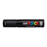 LXINDIA marker uni ball Posca Bold Point Chisel Shaped Marker Pen (Black Ink Pack of 1)