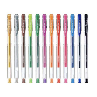 LXINDIA Pens uni ball Signo UM100 Gel Pen (Multicolor) Pack of 12