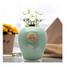 LXINDIA vases Urban Born Metal Flower Vase(Aqua)