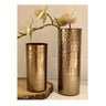 LXINDIA vases Urban Born Metal Flower vase(Dark Gold)