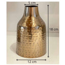 LXINDIA vases Urban Born Metal Flower vase(Shinny Gold)