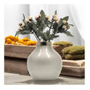 LXINDIA vases Urban Born Metal Flower Vase(White)