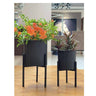 LXINDIA vases Urban Born Set of 2 Planter(black)