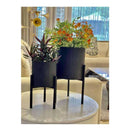 LXINDIA vases Urban Born Set of 2 Planter(black)