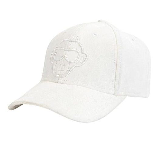 LX INDIA Caps and Hats URBAN MONKEY Super Suede Baseball Cap for Men & Women, Sports Cap (White)