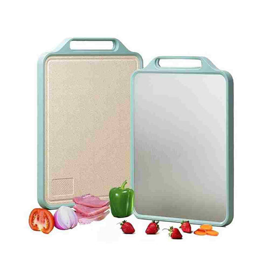 LX INDIA Chopping Board URBANFIX Two Sided Large Steel Chopping Cutting Board for Kitchen 39.5L x 30.5W x 1.5Th