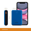 LXINDIA Power Bank URBN 10000 mAh Li Polymer Ultra Compact Power Bank (Bright Blue)