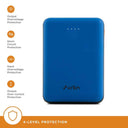 LXINDIA Power Bank URBN 10000 mAh Li Polymer Ultra Compact Power Bank (Bright Blue)