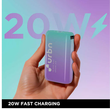 LXINDIA Power Bank URBN 10000 mAh Nano Power Bank Juice Box Edition  (Grape Ice)