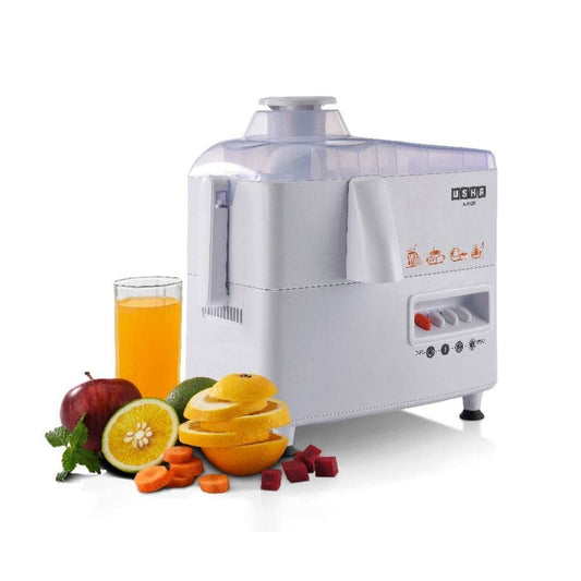 LX INDIA Juice Blender USHA J 3345 450 Watts Juicer 3 Speed With Pulse Function, (White)