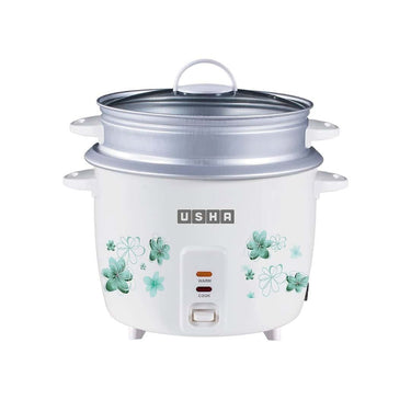 LXINDIA Rice cooker USHA RC18GS2 Steamer 700 W Automatic Rice Cooker 1.8 L (White)