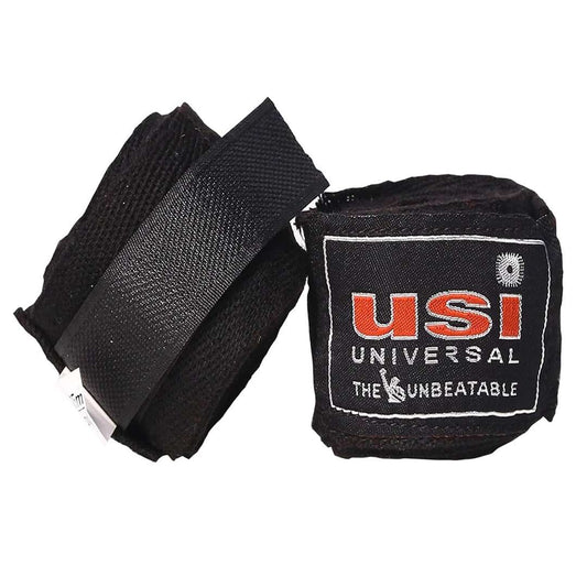 LX INDIA Wrapping Band USI UNIVERSAL Boxing Hand Wraps Pack of 1 Pair  (180"), Black
