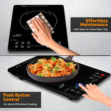 LXINDIA Induction Cooktop V-Guard VIC 2.0 BRE Induction Cooktop (Black)