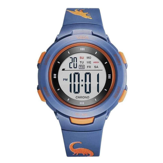 LX INDIA Watch Dino Blue V2A Waterproof Watch for Kids Age 5-13 for Multi-Functional 30 M Digital Sports Watches