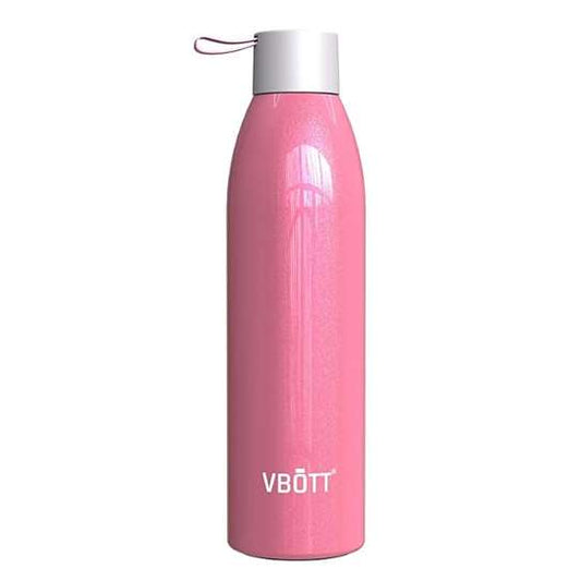 LX INDIA Water Bottle sparkle pink VBOTT Dew Stainless Steel Vacuum Insulated Water Bottle 750 ml