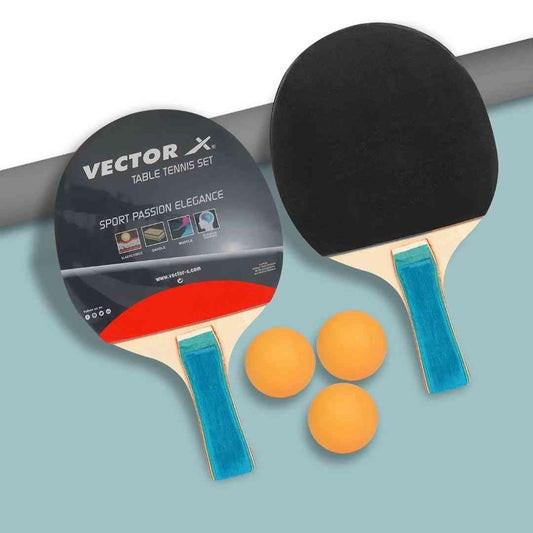 LXINDIA Table Tennis Racquets Vector X Combo Set of Table Tennis Rackets Rubber