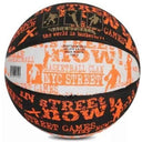 LXINDIA Basket Ball Vector X Power Basketball with Free Air Needle with Pump (BLACK WHITE ORANGE)