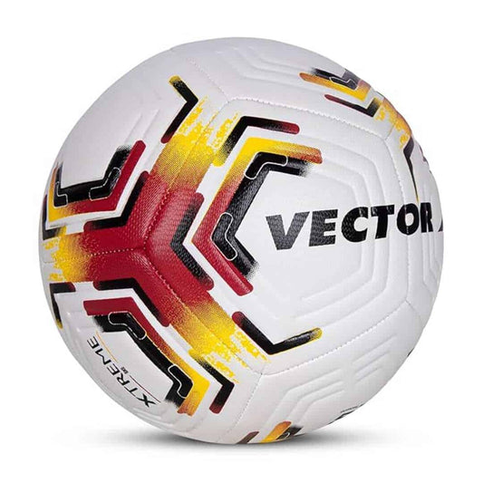 LXINDIA Football Vector X Xtreme Football 32 Panel 3D Embosed TPU Stitched Matrial Size 5 Color (White)