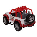 LXINDIA Toys VEERO Ranger Adventure Jeep Pull Back Toy (Red)