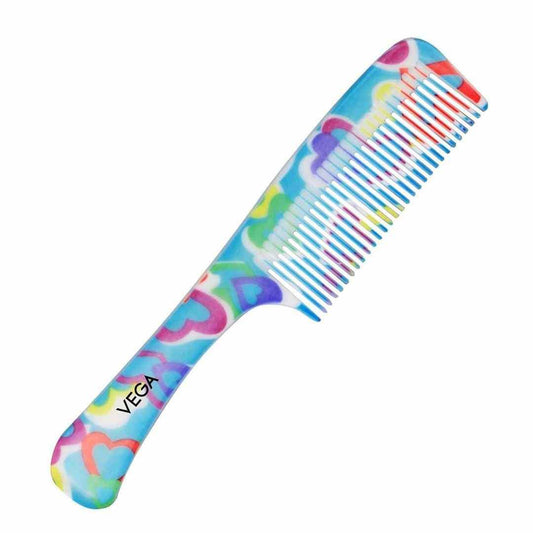 LX INDIA Combs Vega Iris Grooming Hair Comb multi Pack of 2