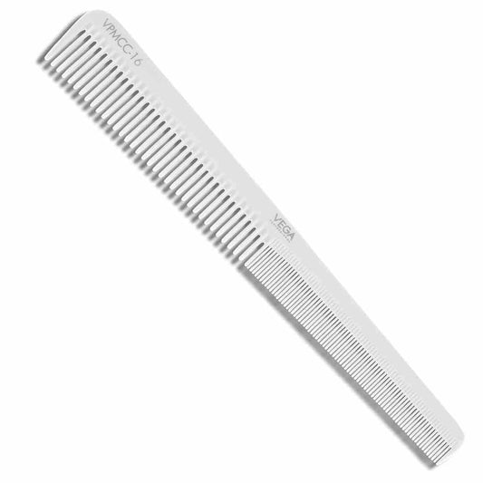 LX INDIA Combs VEGA PROFESSIONAL Barber Comb (Carbon Anti-Static White Line Hair Comb)