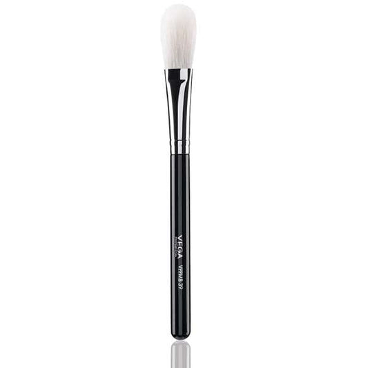 LX INDIA Makeup Brush VEGA PROFESSIONAL Blush Brush, Soft Bristles, Copper Furrele, Wooden Handle, (VPPMB-39)