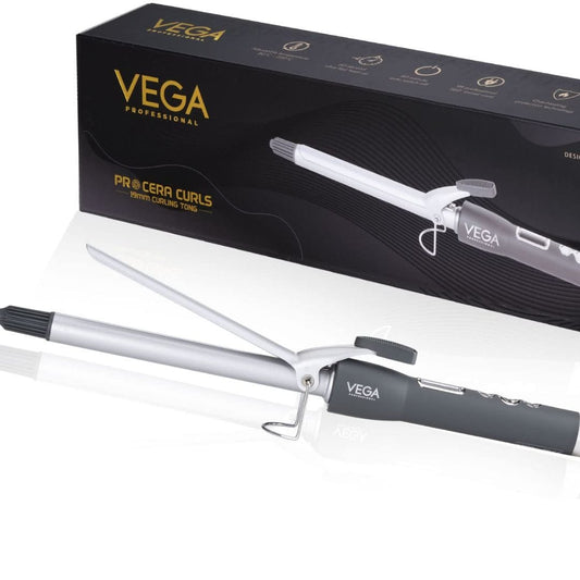 LX INDIA curler VEGA PROFESSIONAL Pro Cera Curls 19-25mm Conical Hair Curler