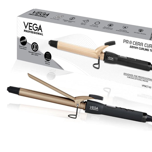 LX INDIA curler VEGA PROFESSIONAL Pro Cera Curls 32mm Barrel Hair Curler