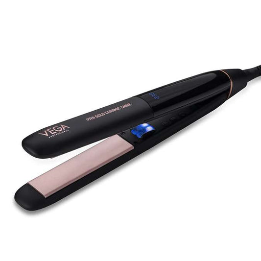 LX INDIA Straightener VEGA PROFESSIONAL Pro Gold Ceramic Shine Hair Straightener