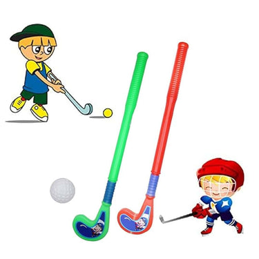 LXINDIA Hockey Kit Verbier Hockey Set for Kids 2 Hockey Sticks 1 Ball Kids (3 to 5 Year) Pack of 1