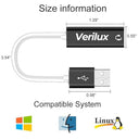 LXINDIA Sound Card ‎Verilux USB Sound Card for Laptop PC Compatible with PS5