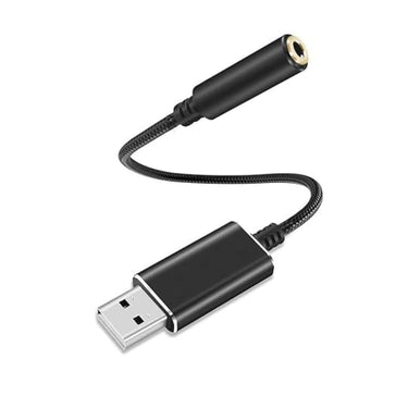 LXINDIA Sound Card ‎Verilux USB Sound Card USB to 3.5mm Jack USB Audio Adapter