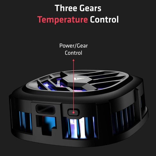 LX INDIA Mobile phone cooler Vero Forza Arctic V3 Mobile Cooler for Gaming  Magsafe Compatible  Extreme Rapid Cooling  Ultra Quiet 7 Blade Fan  Phone Cooler (iPhone/Android)