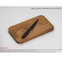 LXINDIA Choping Board Vesta Homes Single Block Wooden Chopping Board for Kitchen (30 x 18cm)