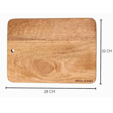 LXINDIA Choping Board Vesta Homes Wooden Chopping Board (28 x 20 cm)