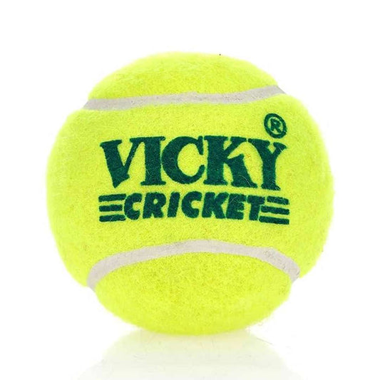 LX INDIA Tennis Ball Vicky Yellow Tennis/Cricket Ball Light Multipurposeful Design & Durable Rubber Pack of 6