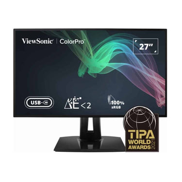 LXINDIA Monitor ViewSonic VP2768A (2K Pantone Validated 100% sRGB Monitor with Docking Station Design)