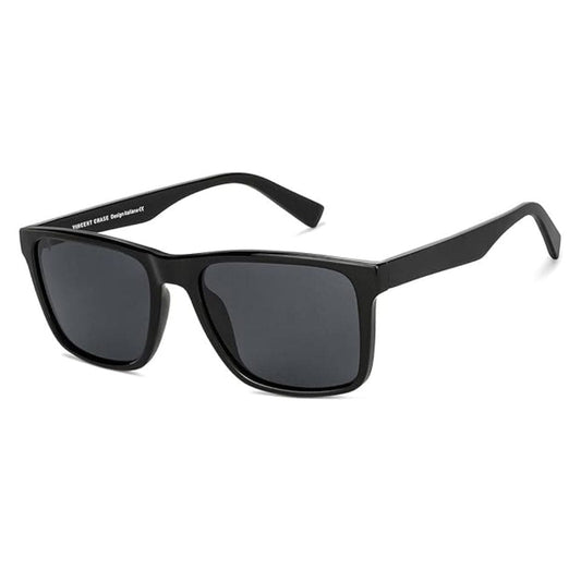 LX INDIA Sunglasses Frame Black / Lens Grey VINCENT CHASE EYEWEAR By Lenskart | Full Rim Square