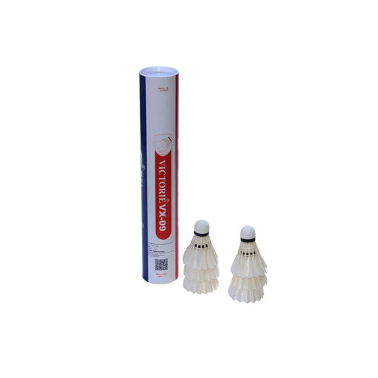 LXINDIA Shuttle Cock Vinex Badminton Duck Feather Shuttlecock - 1 Pack of 12 pcs
