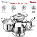 LXINDIA cookware Vinod Classique Deluxe Stainless Steel Cookware (Set of 4 pcs)