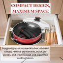 LXINDIA cookware Vinod Connect Non Stick Detachable Cookware Combo (Set of 3) with Bakelite Handle